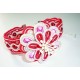 Bracelet en soutache "fleurs"