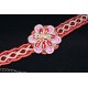 Bracelet en soutache "fleurs"