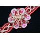 Bracelet en soutache "fleurs"