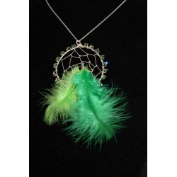 Collier "Attrape rêve aux plumes"