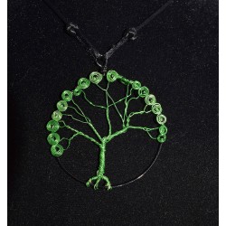 Collier en wire wrapping "arbre de vie"
