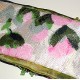 Bracelet en shibori et peyote "fleurs"