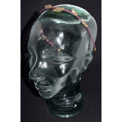 Serre tête en wire wrapping et feuilles filigranes