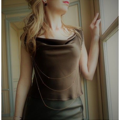 Bijoux de vêtement en plaqué or