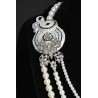 Collier perlé et soutache - Raffinement et élégance