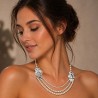 Collier perlé et soutache - Raffinement et élégance