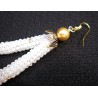Collier et boucles d'oreille en perles - chic et raffiné