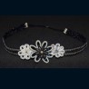 Serre-tête floral en soutache bohème chic