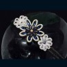 Serre-tête floral en soutache bohème chic