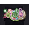 Bracelet perlé en soutache bohème chic coloré