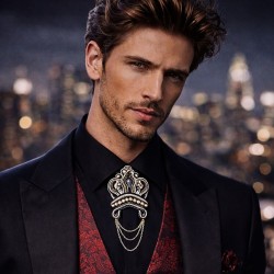 Broche de cravate pour homme - moderne et élégant