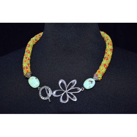 Collier en peyote circulaire