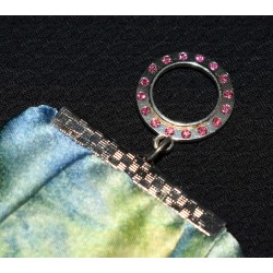 Bracelet perlé en shibori bohème chic