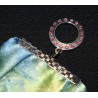 Bracelet perlé en shibori bohème chic