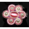 Serre-tête floral en soutache bohème chic