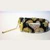 Bracelet bohème chic en wire wrapping tissé