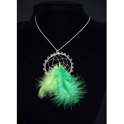 Collier attrape rêve bohème chic en wire wrapping