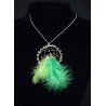 Collier attrape rêve bohème chic en wire wrapping