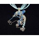 Collier en wire wrapping et perles "cheval"