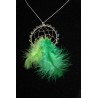 Collier "Attrape rêve aux plumes"