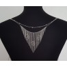 Bijou de dos pour mariée en argent 925