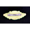 Bijou cheveux en soutache bohème chic vert