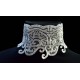 Collier ras du cou en dentelle blanche