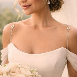 Bijou de dos mariage argent 925 – Élégance pour mariée