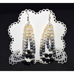 Boucles d'oreille en perles